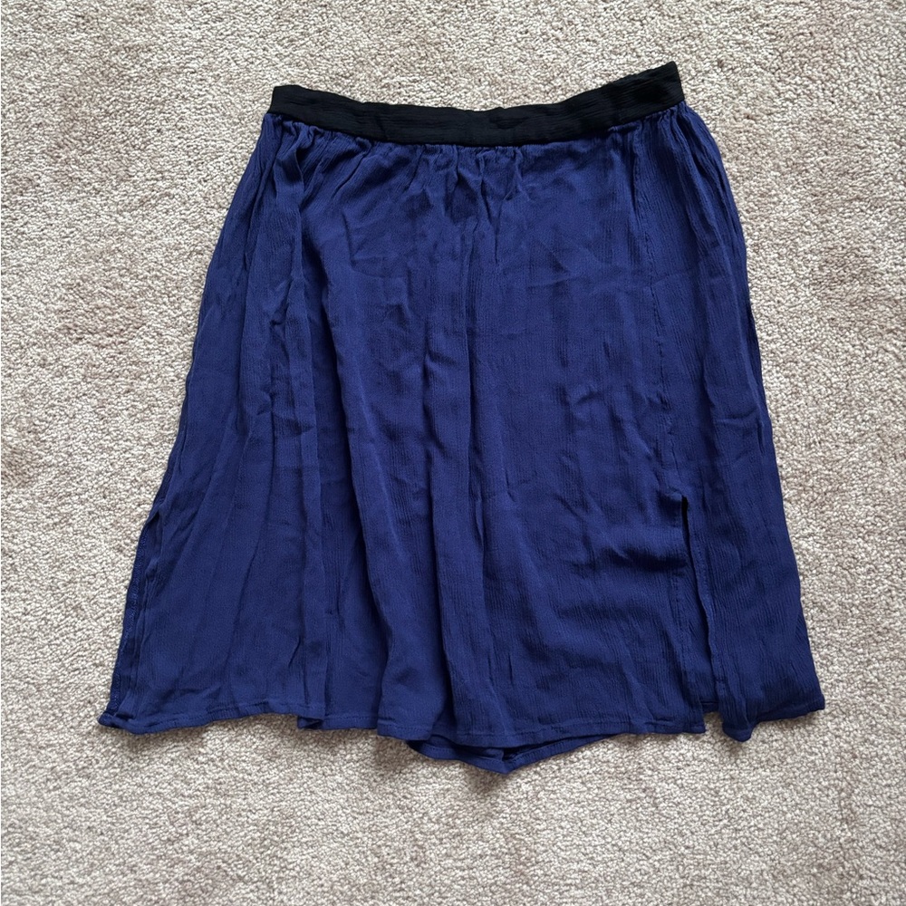 Elegant Blue Women's Skirt